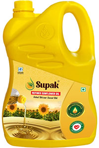Supak Refined Sunflower Oil 5 Litre